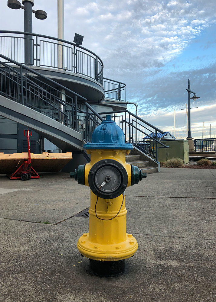 hydrant at the boardwalk