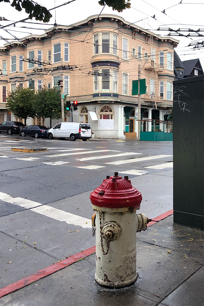 hydrant in historical district