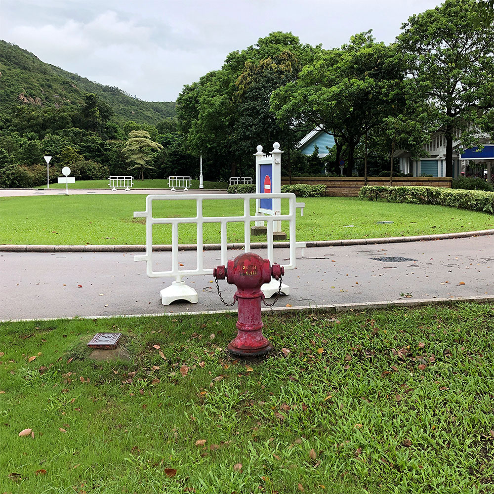 hydrant at roundabout