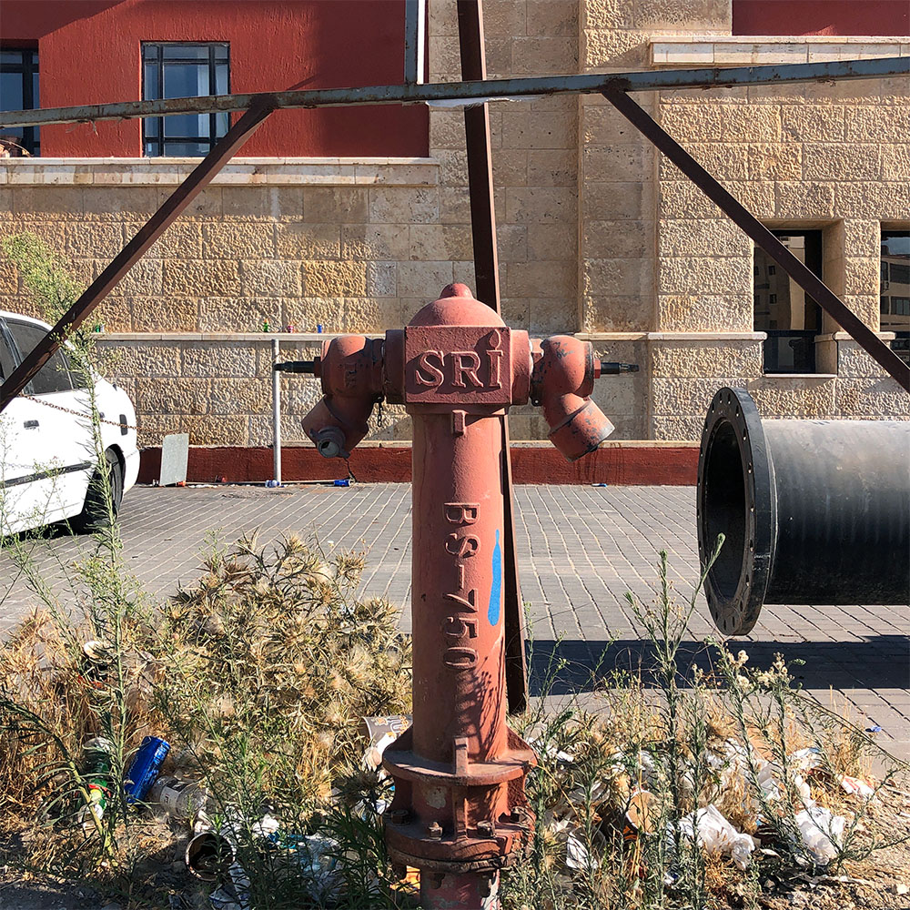 hydrant before dessert plant nursery