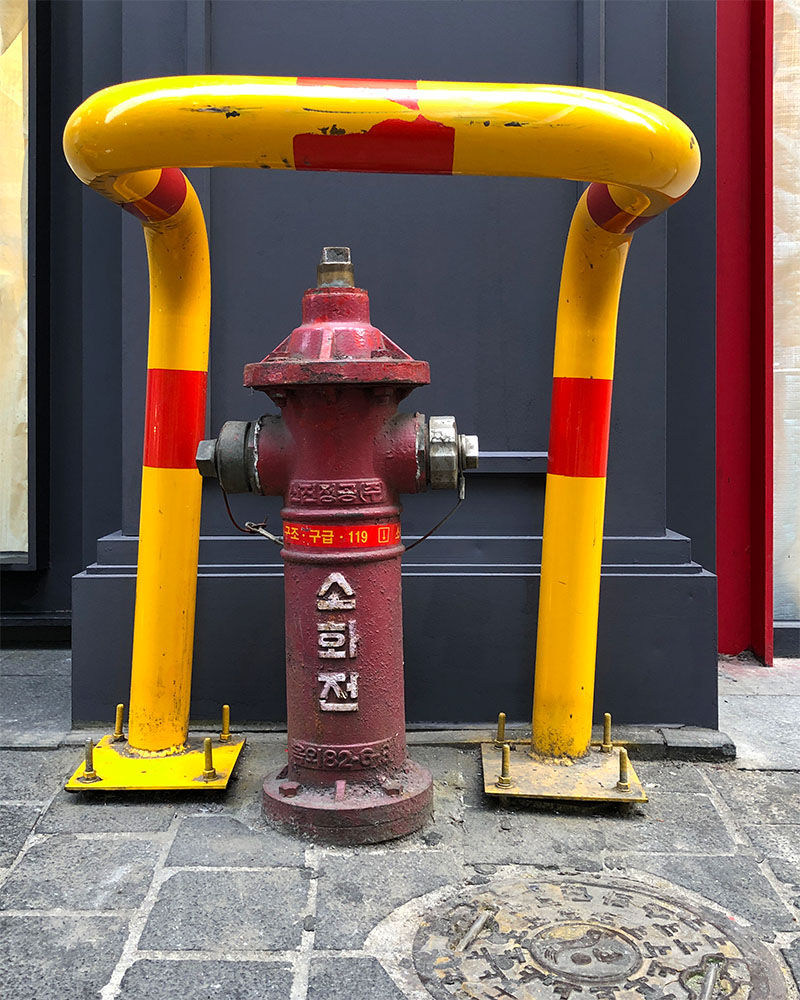 hydrant in barred protection