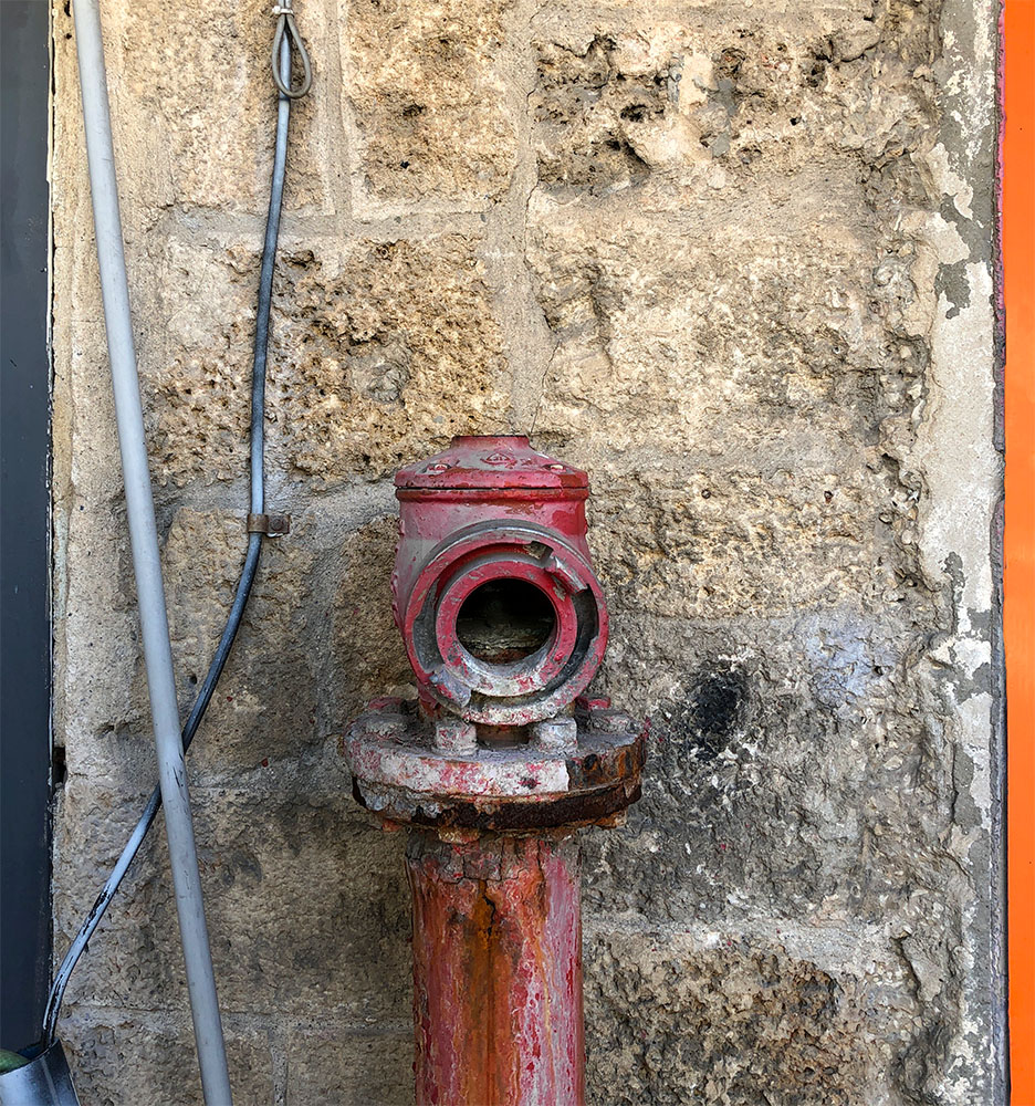 hydrant near seaside carpark